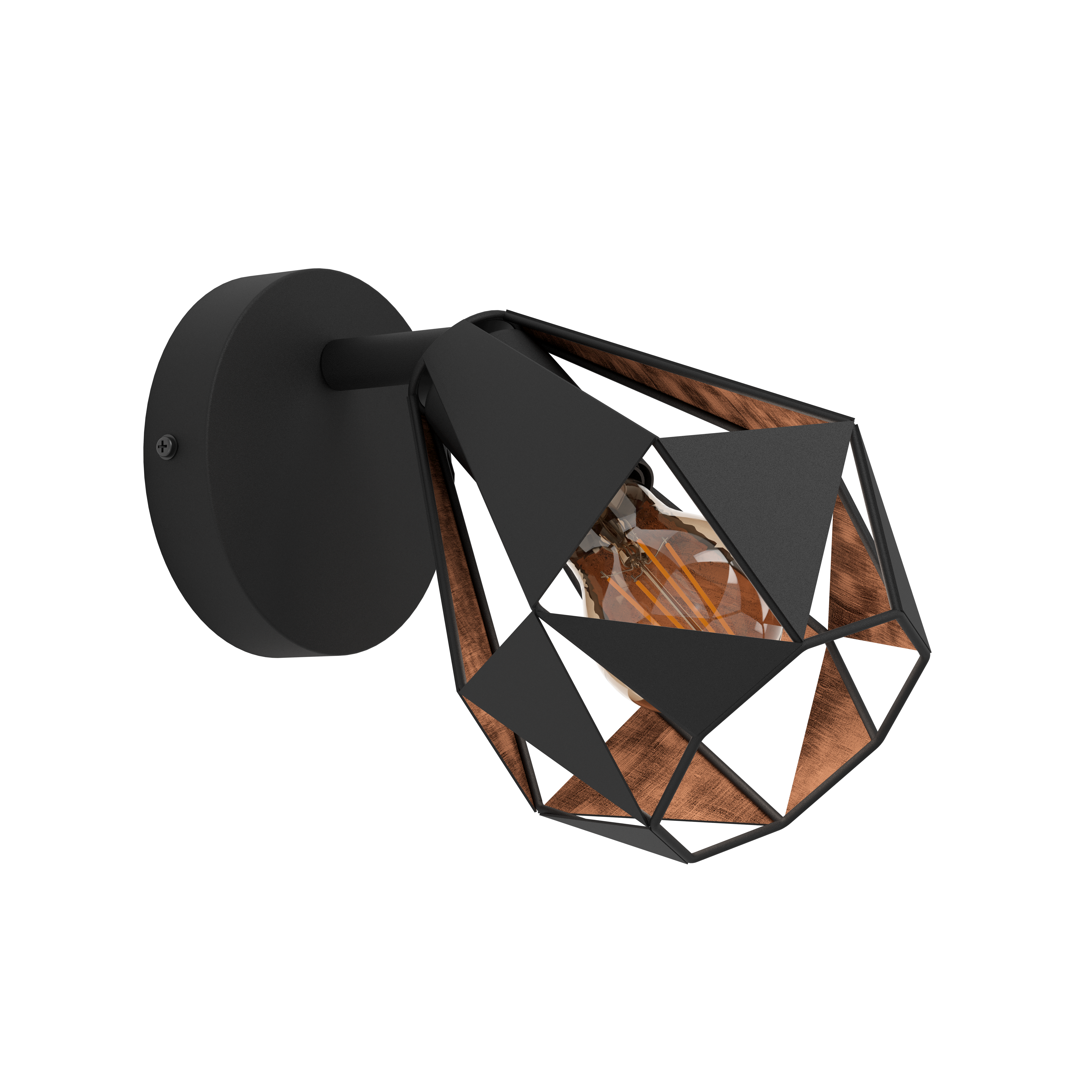 Aplica EGLO CARLTON 7 Black 1xE27