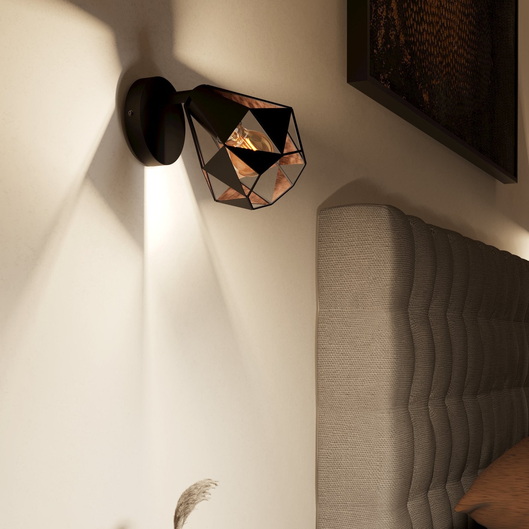 Aplica EGLO CARLTON 7 Black 1xE27