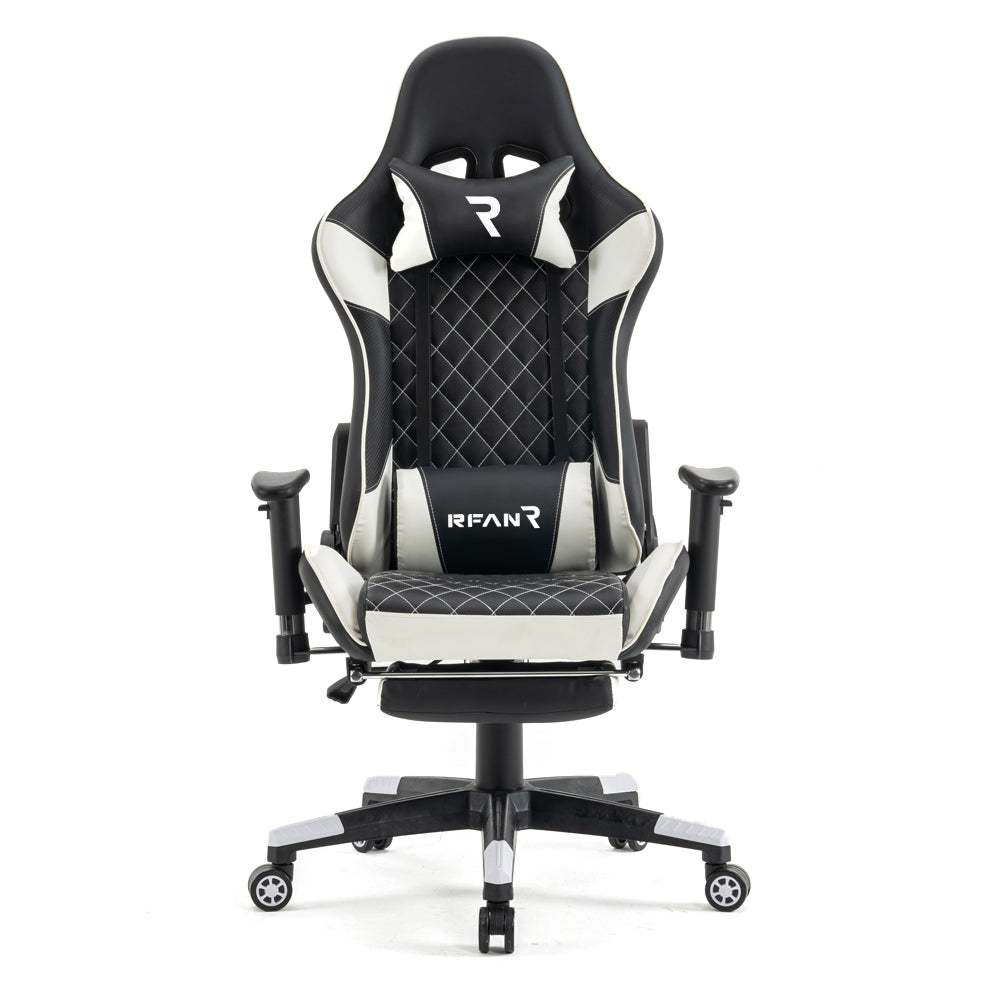 Scaun de Gaming, GalacticGlide, Black-White WF-6039