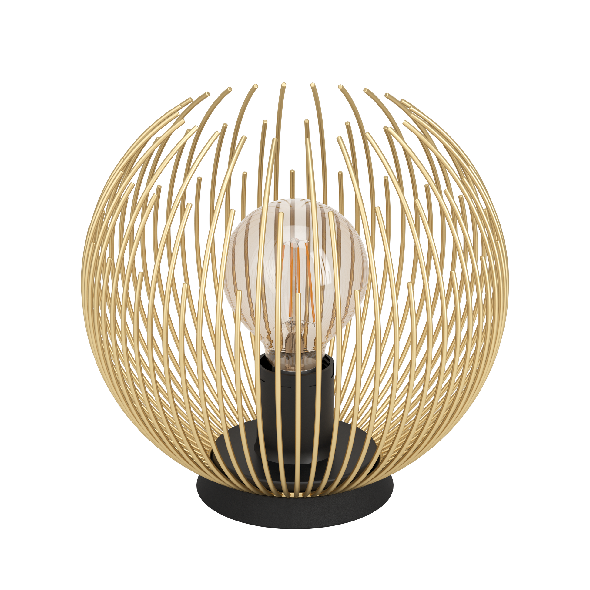 Veioza Decorativa VENEZUELA Black & Gold 23CM