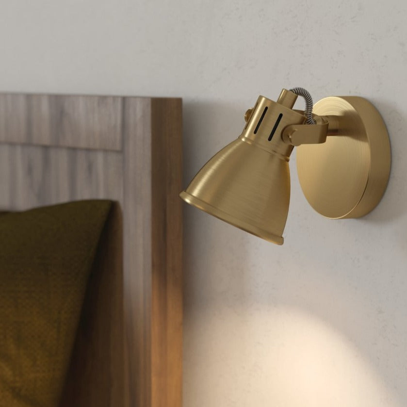 Aplica Seras Gold cu Spot Reglabil 1xGU10