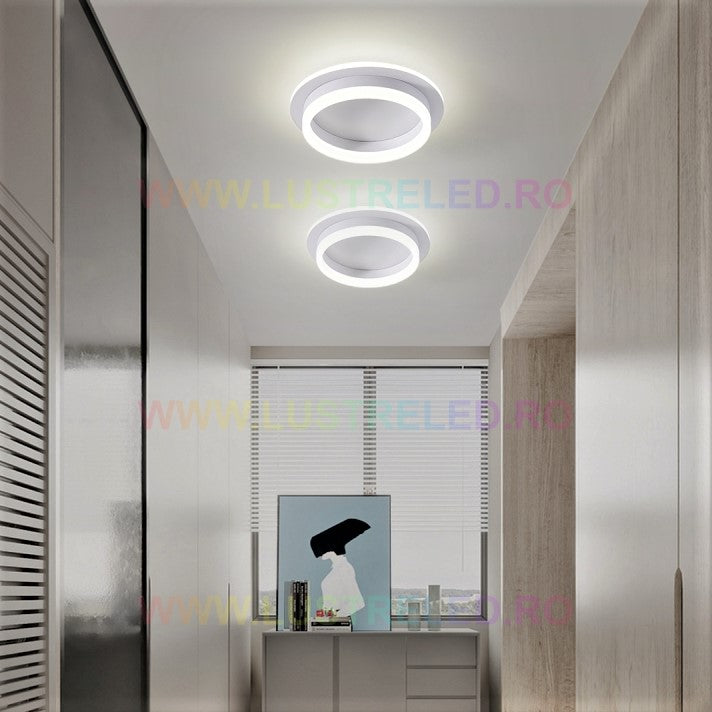 Lustra Led 50W Ring Alb Echivalent 200W Lighting Fixtures