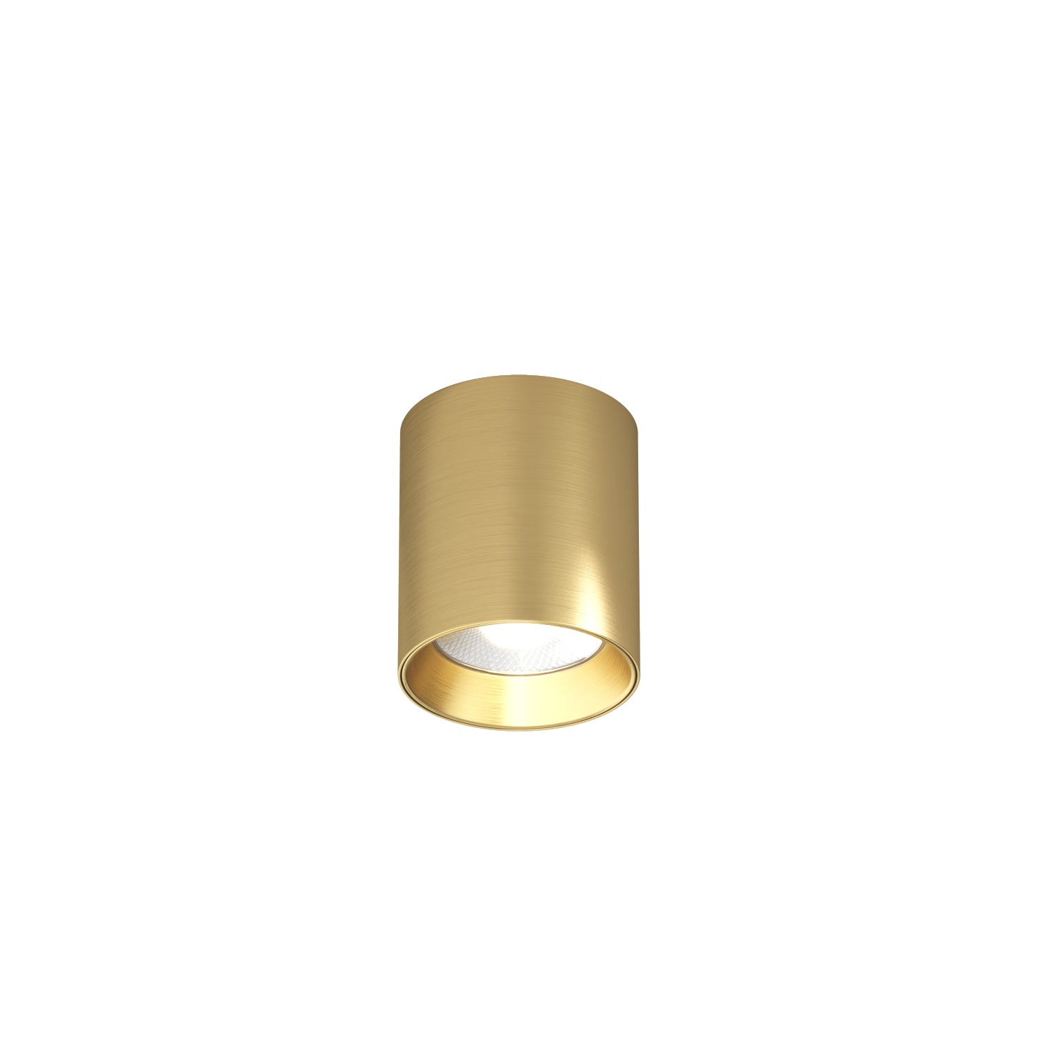 Spot LED SHINE TUBE Gold Aplicat Rotund 10W Premium Ø7 x H8 CM | CRI≥90 | 3000K