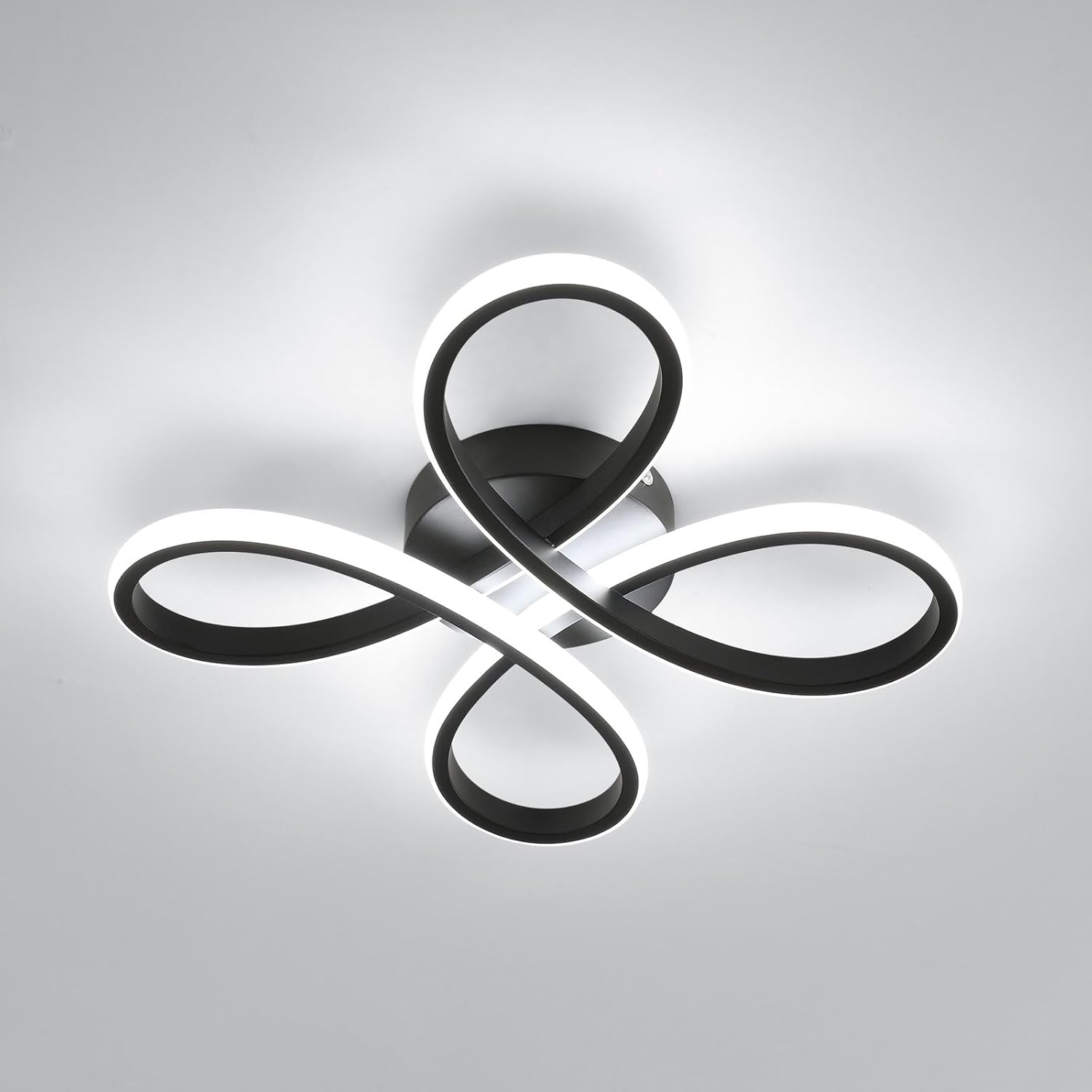 Lustra LED ZENDRA BLACK Echivalent 400W cu Telecomanda