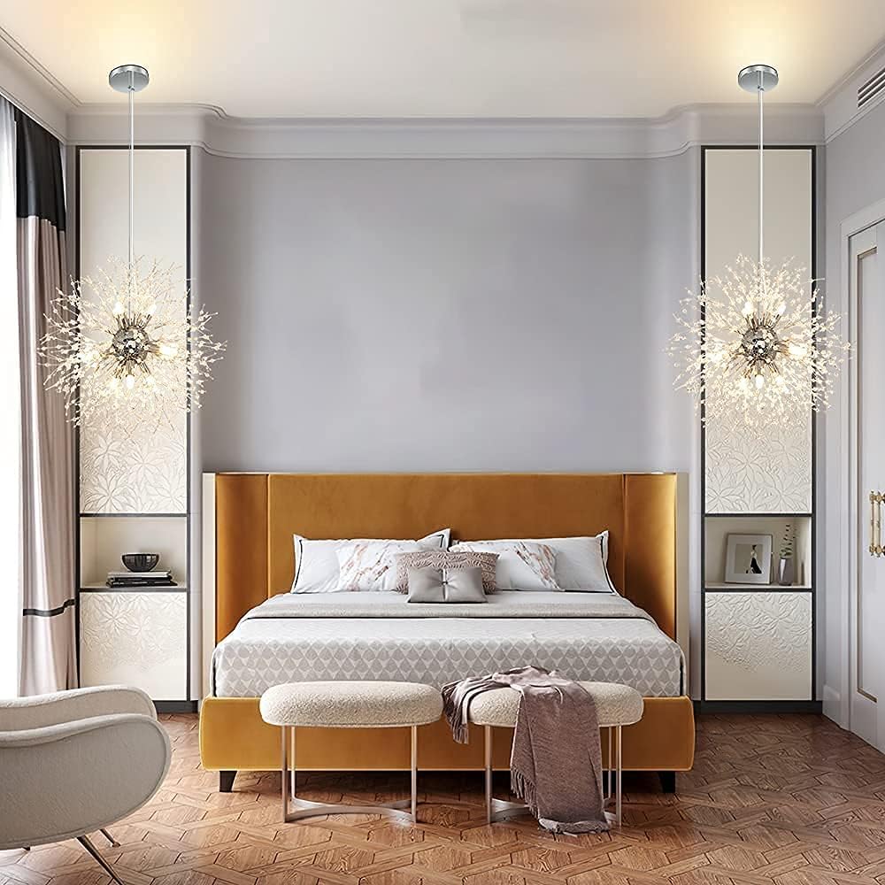 Lustra Suspendata Crystal SIGMA Silver