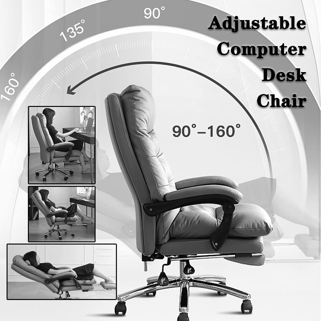 Scaun de Birou PREMIUM, Reglabil, WF-6055, Negru