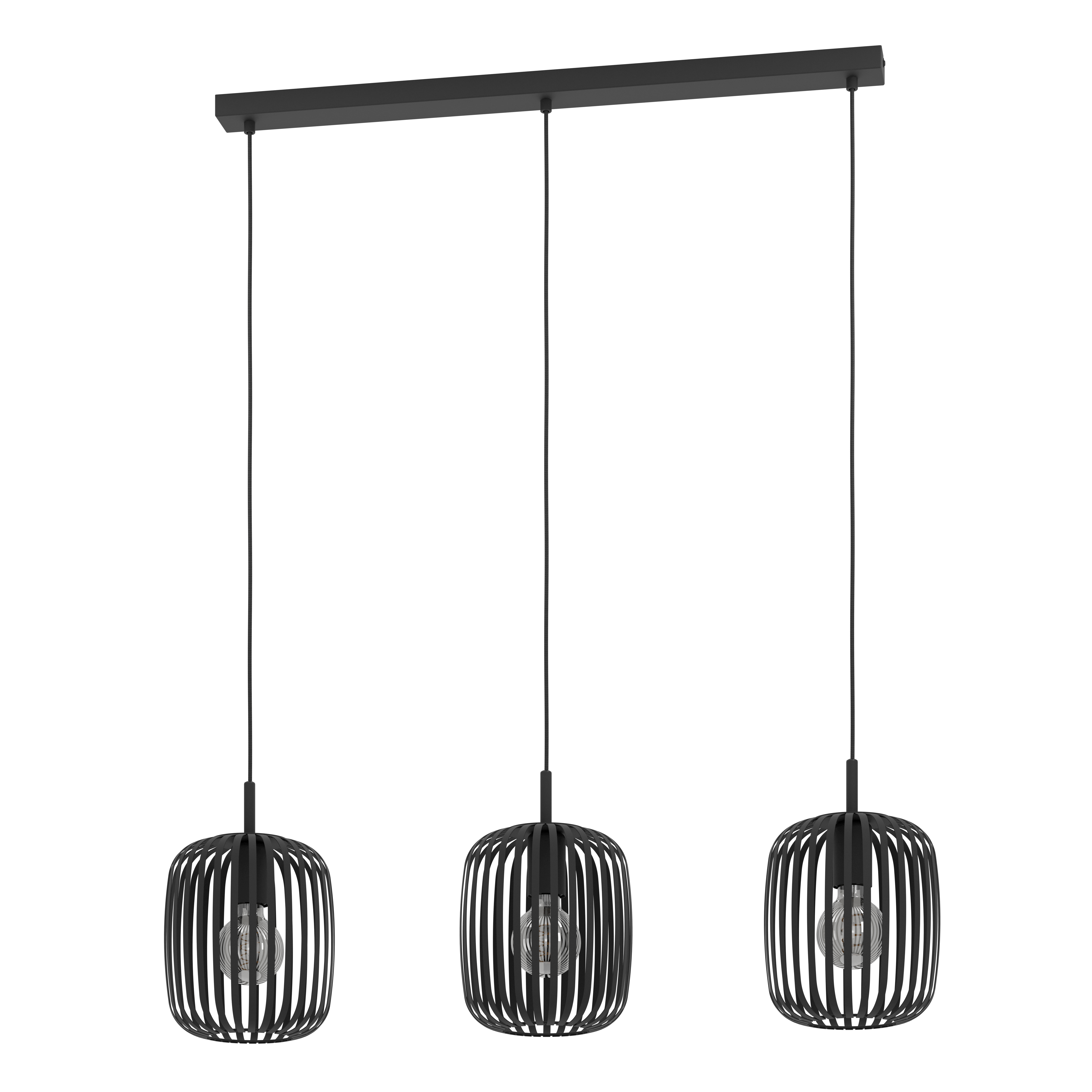 Lustra Suspendata Romazzina Black 3xE27