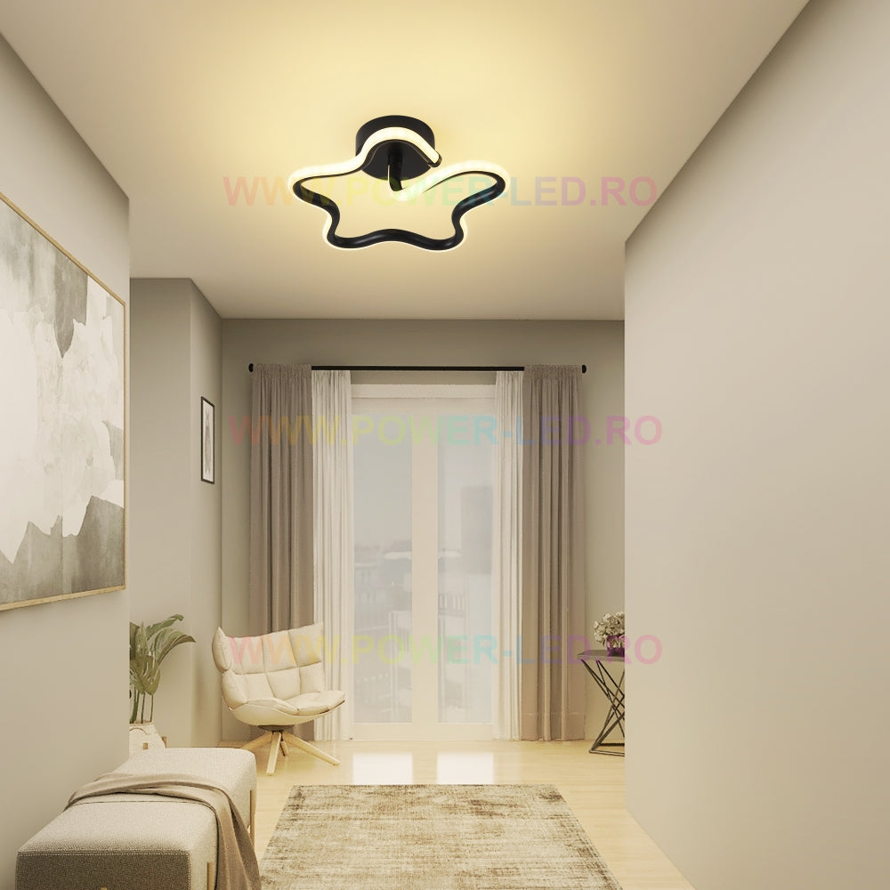 Aplica LED 36W Ministar BLACK Echivalent 150W