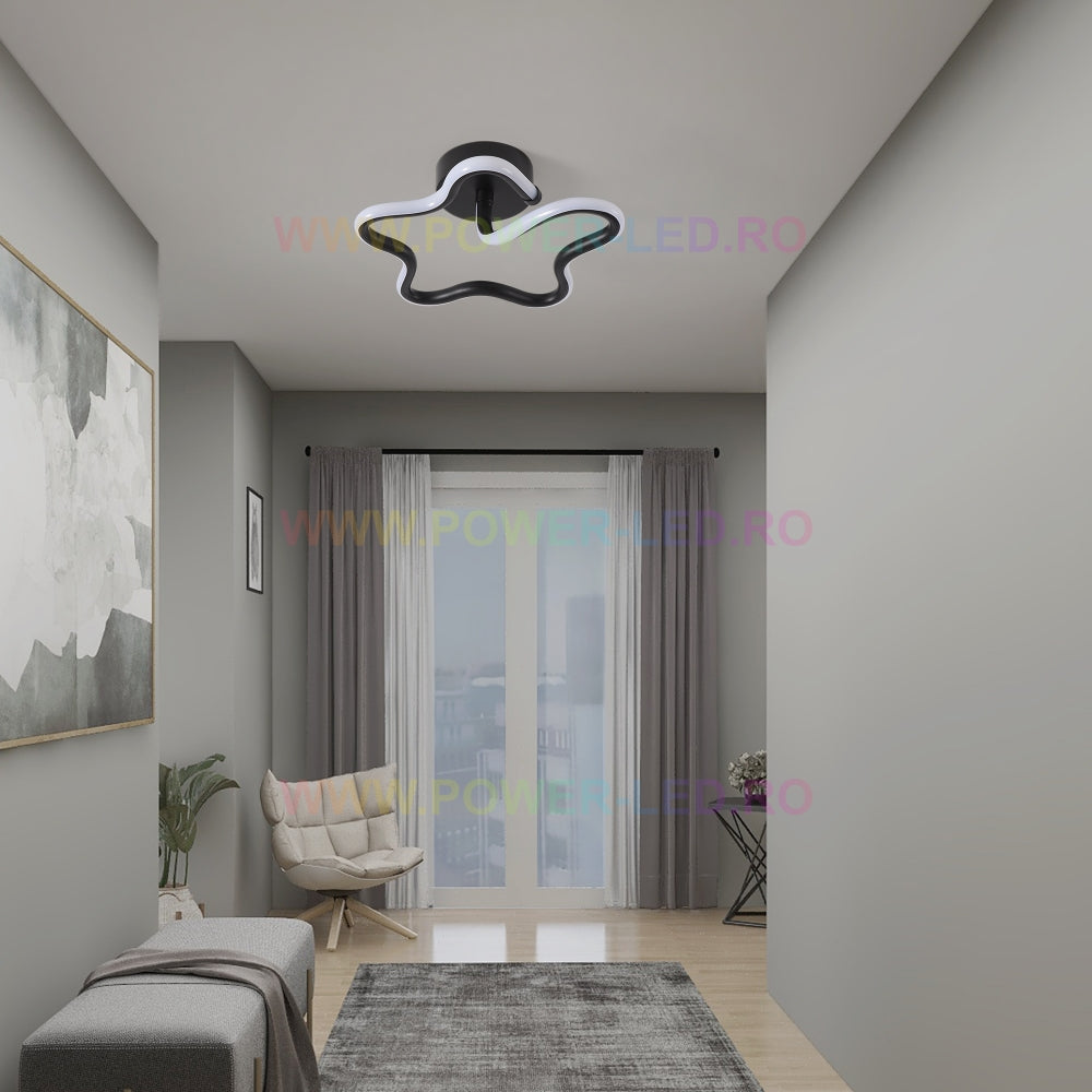 Aplica LED 36W Ministar BLACK Echivalent 150W