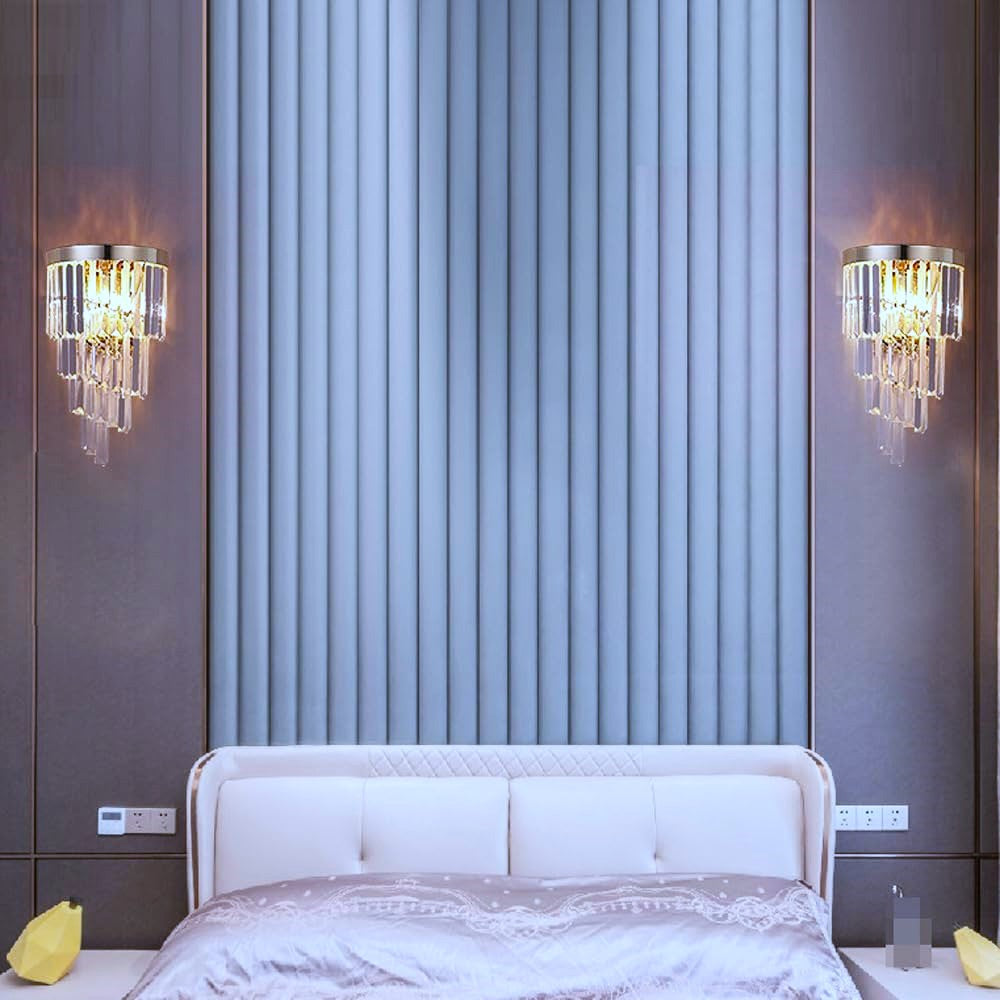 Aplica Perete Cristal Dark Chrome Luxury