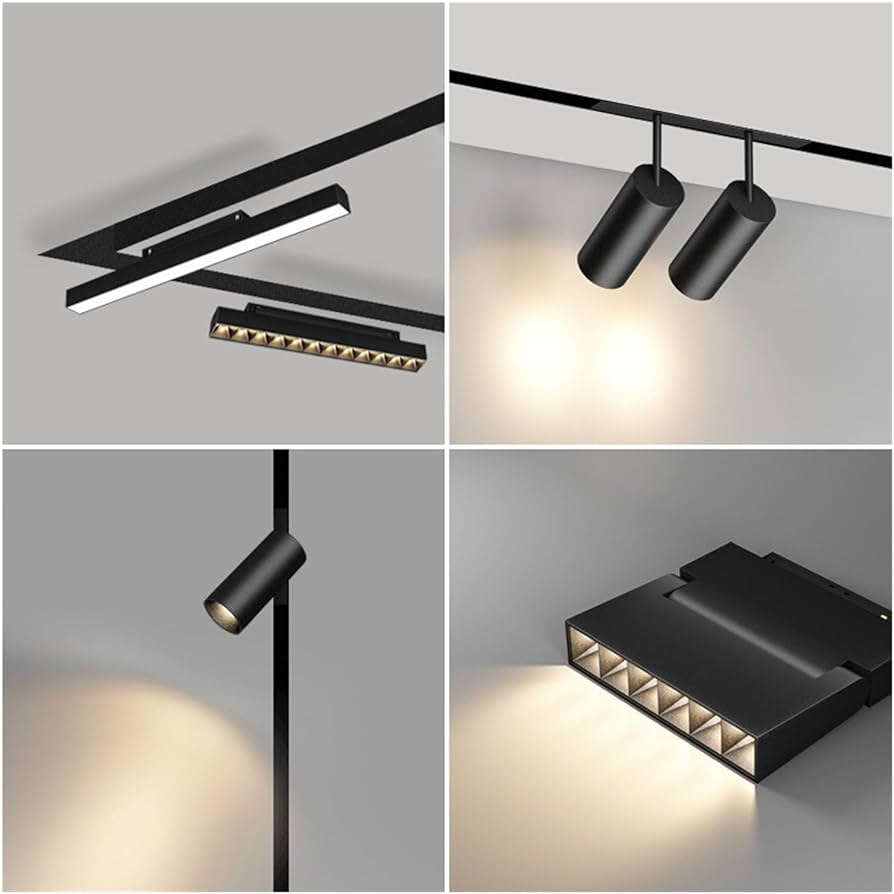 Spot LED 10W Magnetic Cilindru SMART CCT Negru Telecomanda