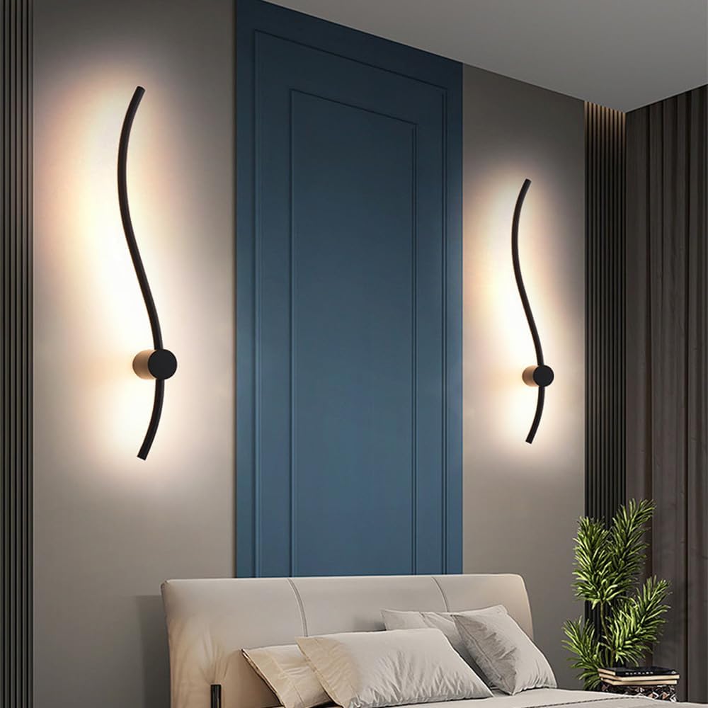 Aplica LED DESI 40W Black 100CM