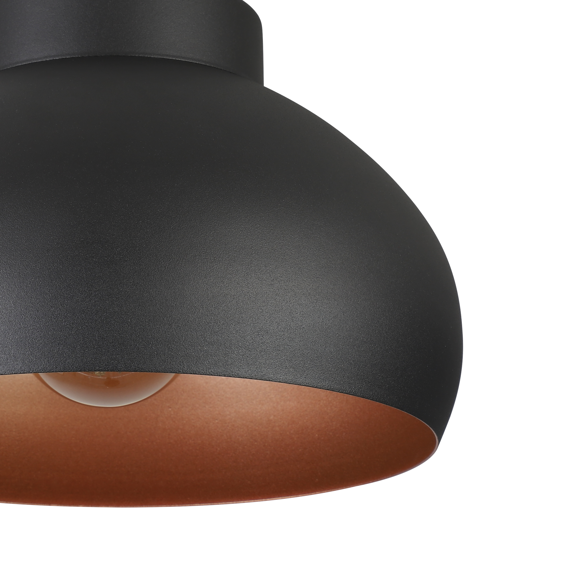 Lustra MOGANO 2 Black & Gold Eglo 28CM