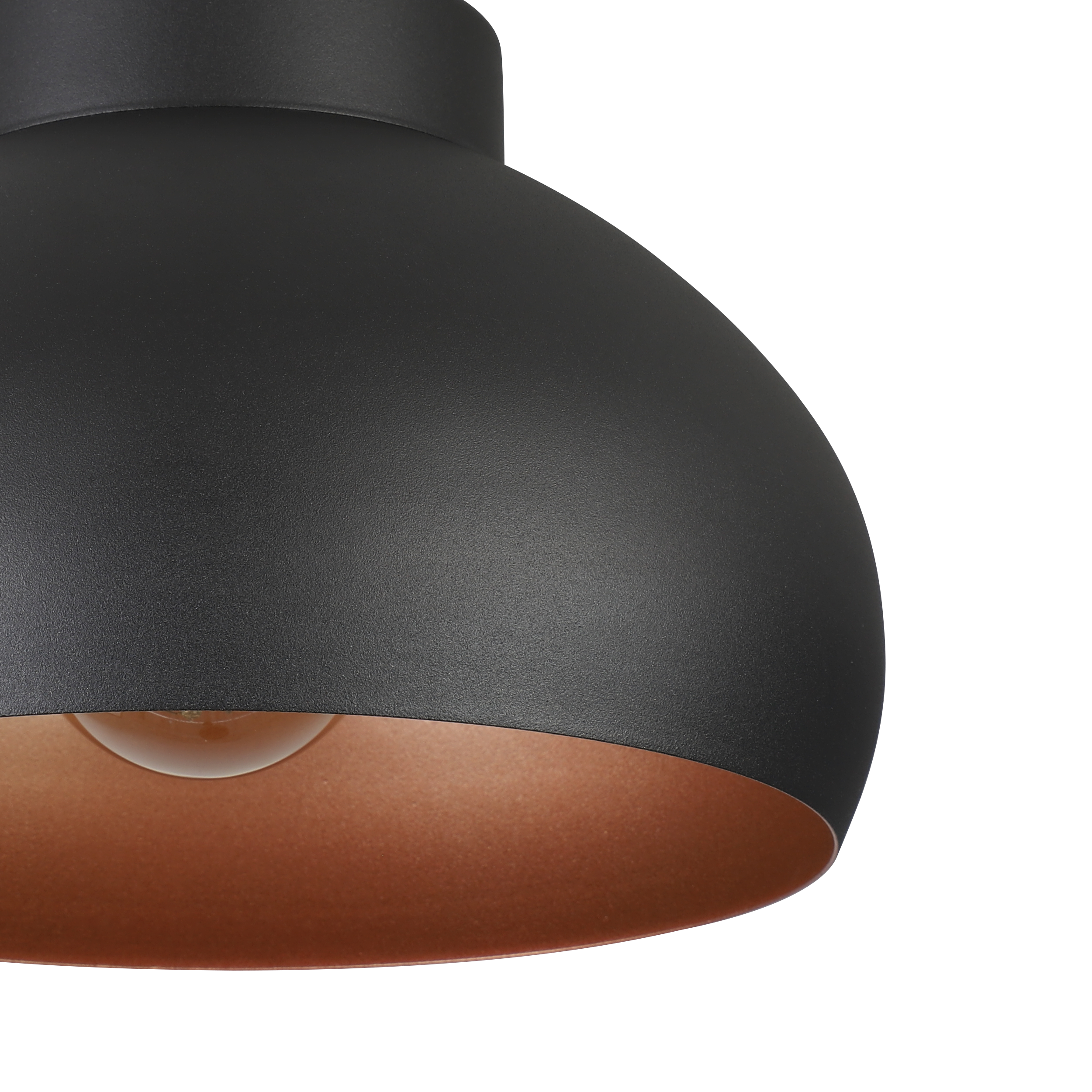 Lustra MOGANO 2 Black & Gold Eglo 28CM Lighting Fixtures