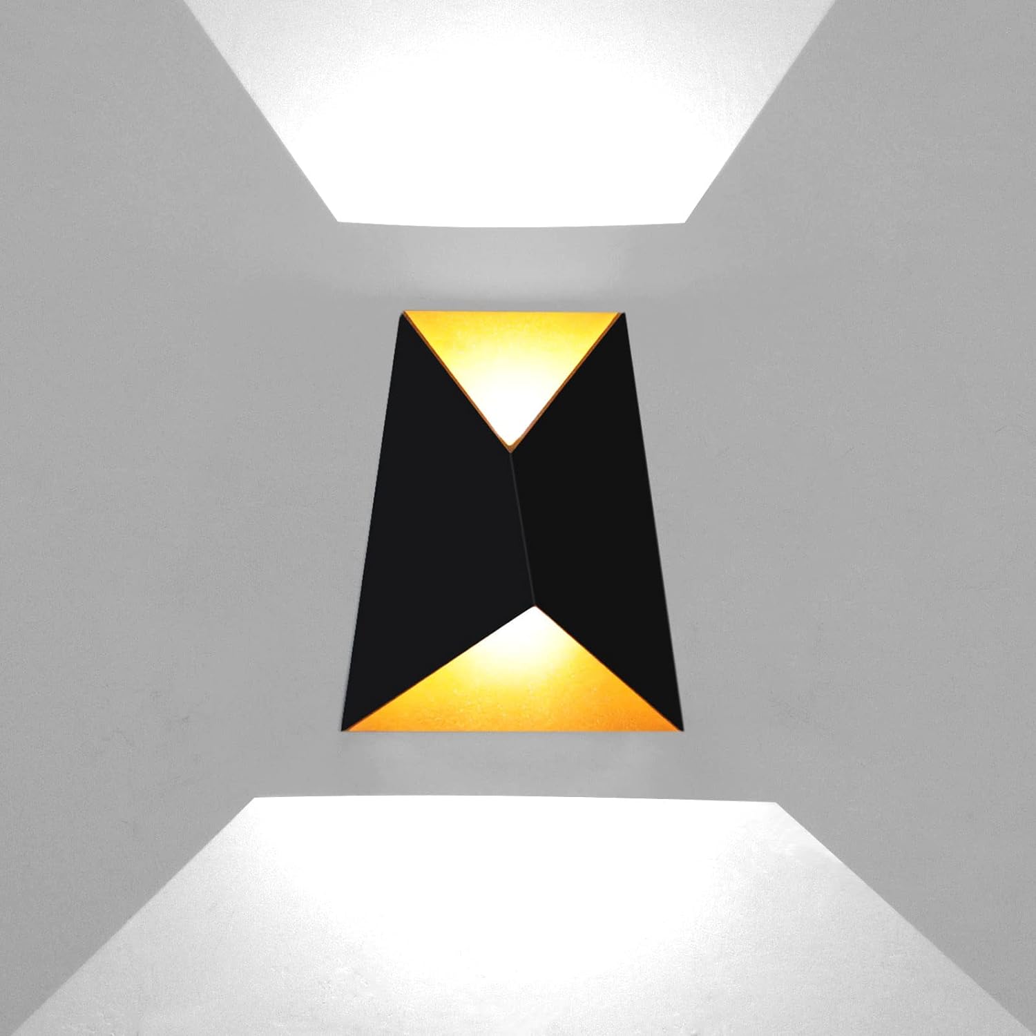 Aplica LED 10W Exterior PRISMA Neagra FY-666A/BK+GD