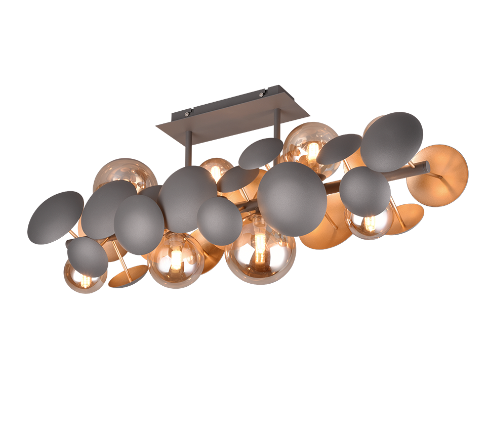 Lustra Premium Bubble Gold & Grey 8xG9