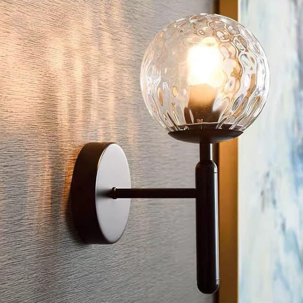 Aplica Nordic Style Abajur Transparent Black Torch MX908/1