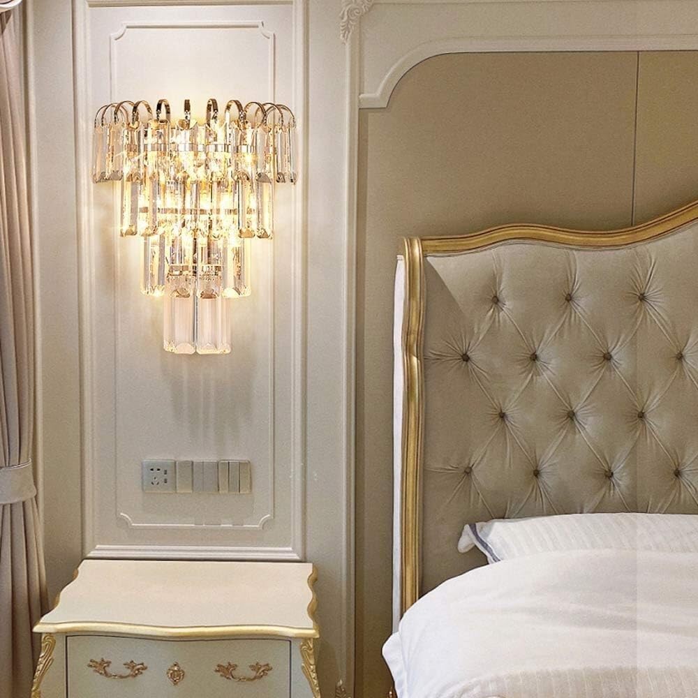 Aplica Perete Cristal 2xE14 Gold Imperator