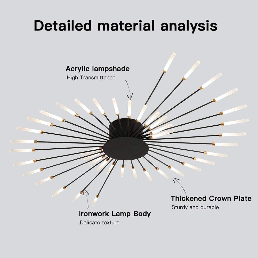 Lustra American Beauty Black Chandeliers