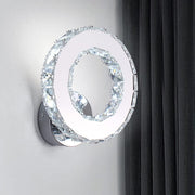 Aplica LED 16W Cristal Ring Chrome