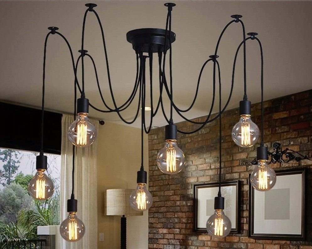 Lustra Vintage SPIDER 8xE27