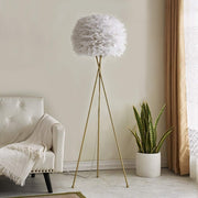 Lampadar Luxury Feather GOLD 160cm