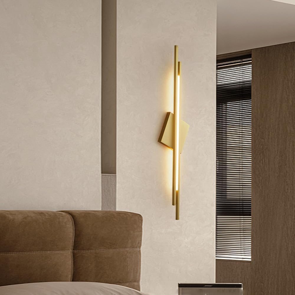 Aplica LED Hegy Gold cu 3 Tipuri de Lumina