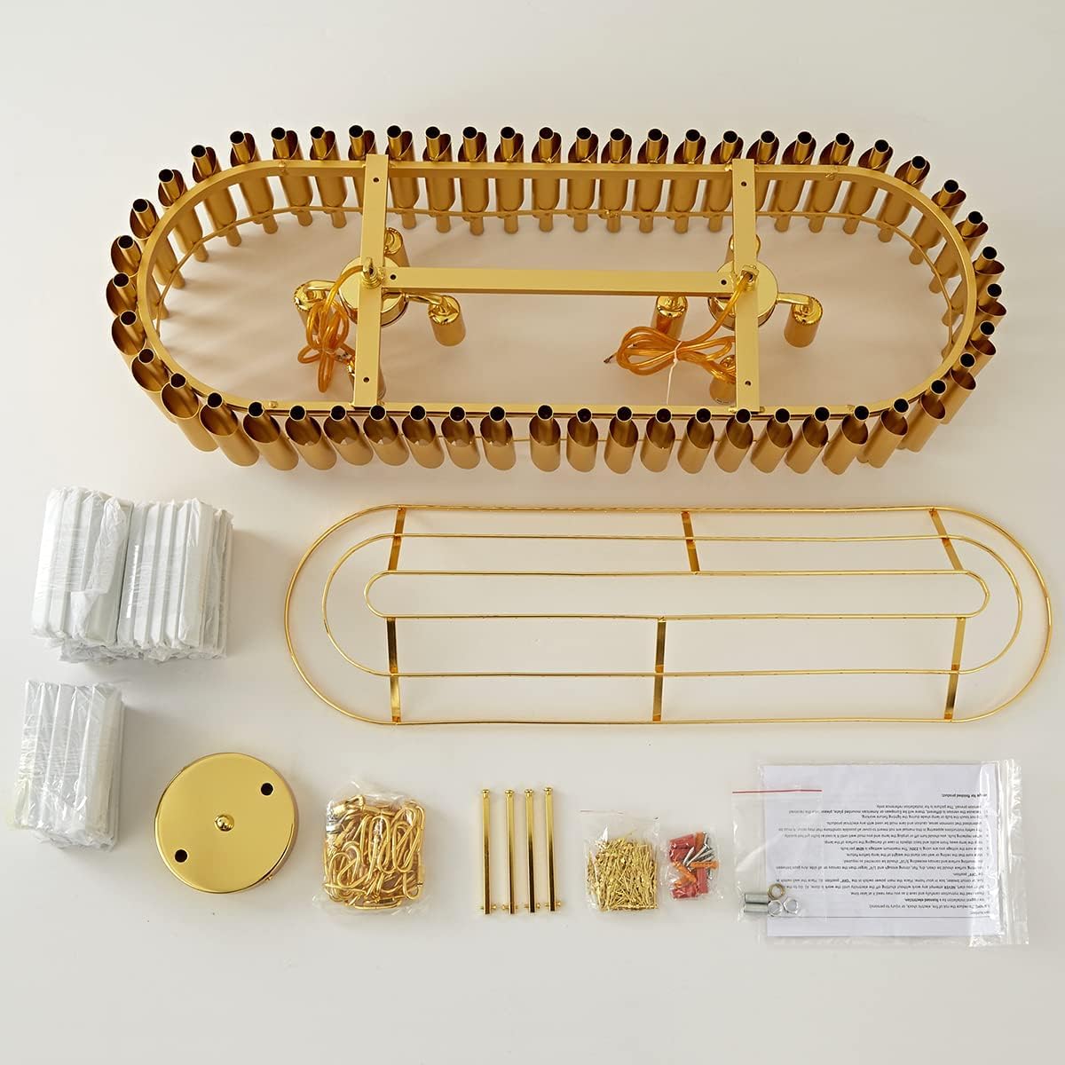 Candelabru Cristal Golden Panther 800x300mm