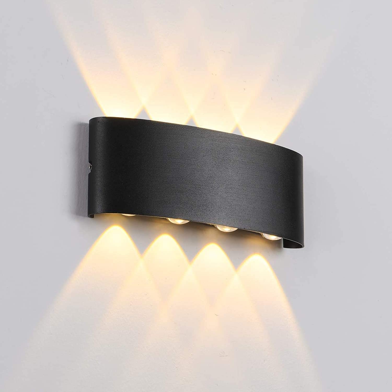 Aplica LED 8W TRIO Exterior Neagra