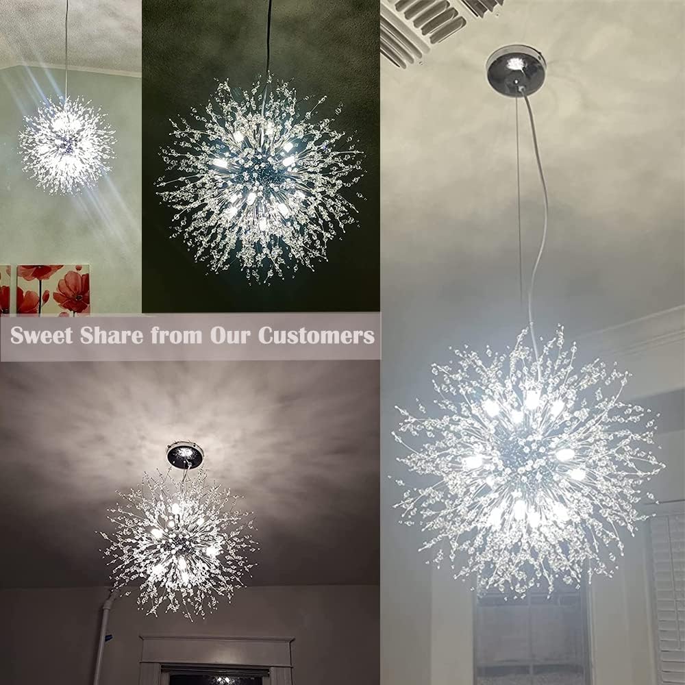 Lustra Suspendata Crystal SIGMA Silver