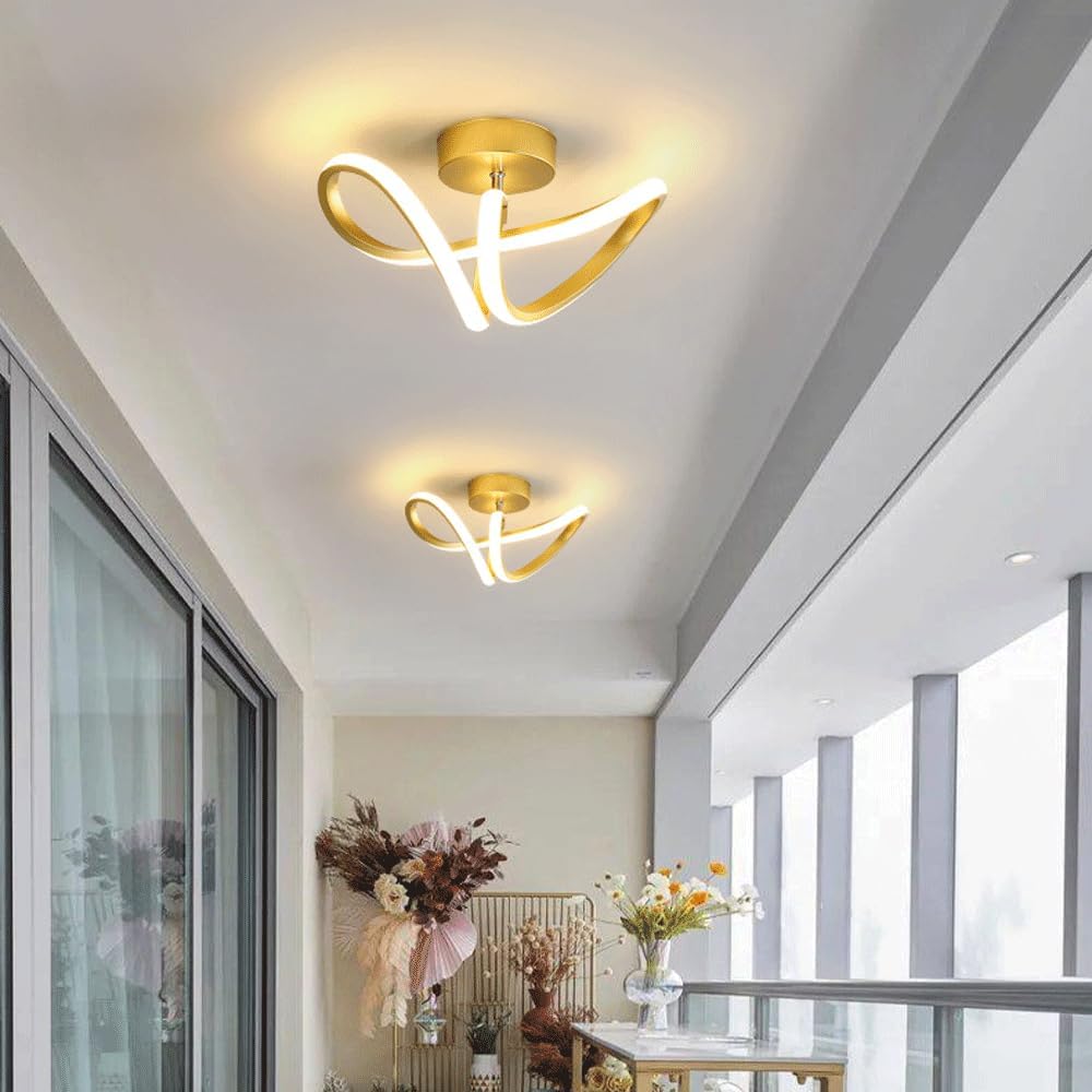 Aplica LED Serpent Gold Echivalent 200W