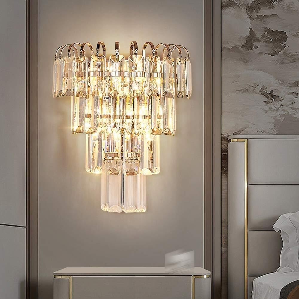 Aplica Perete Cristal 2xE14 Gold Imperator