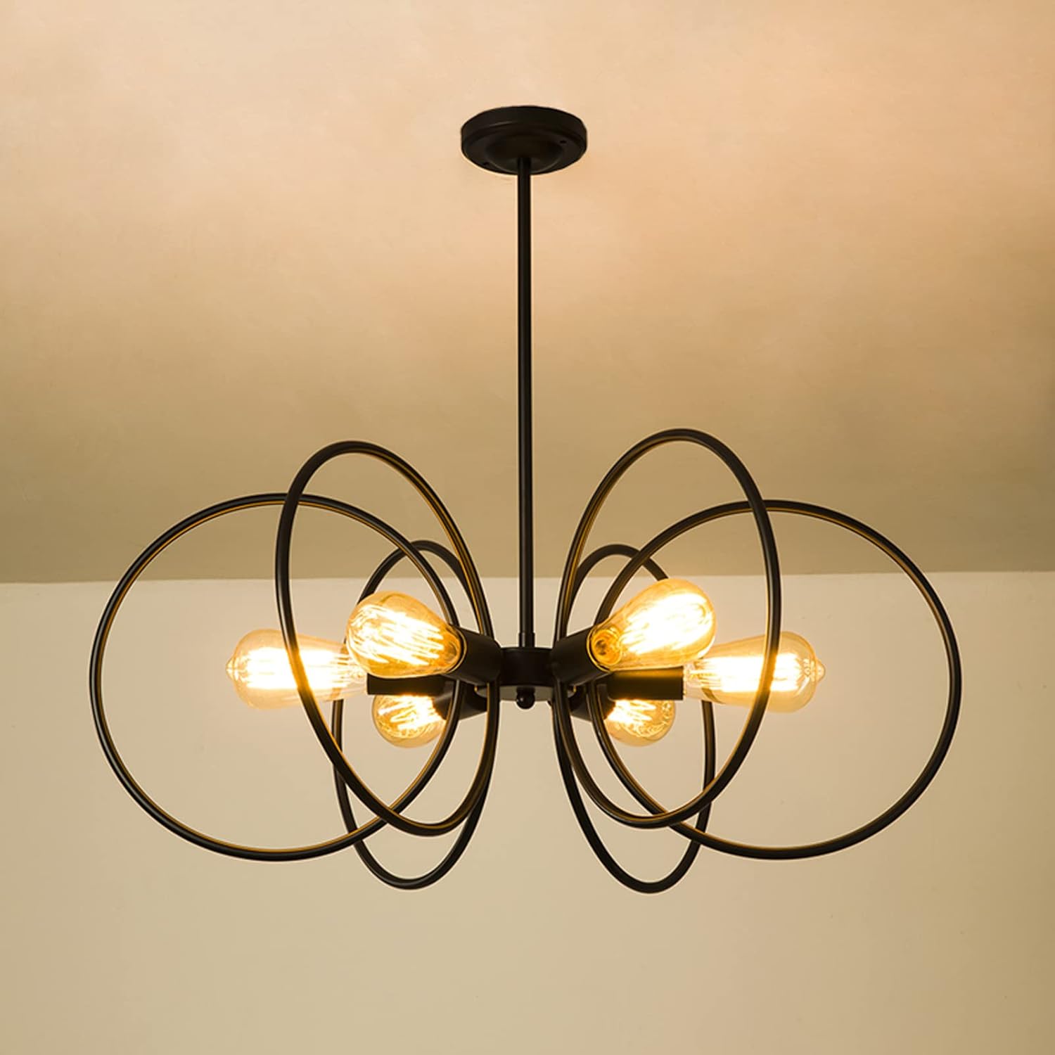 Lustra Vintage Black 6xE27 DN118-6