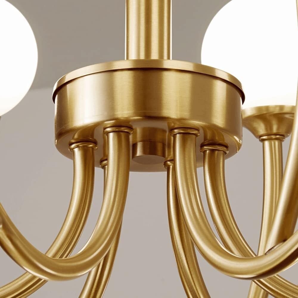 Lustra Nordic Style Abajur MAT Golden Beans 66108-12