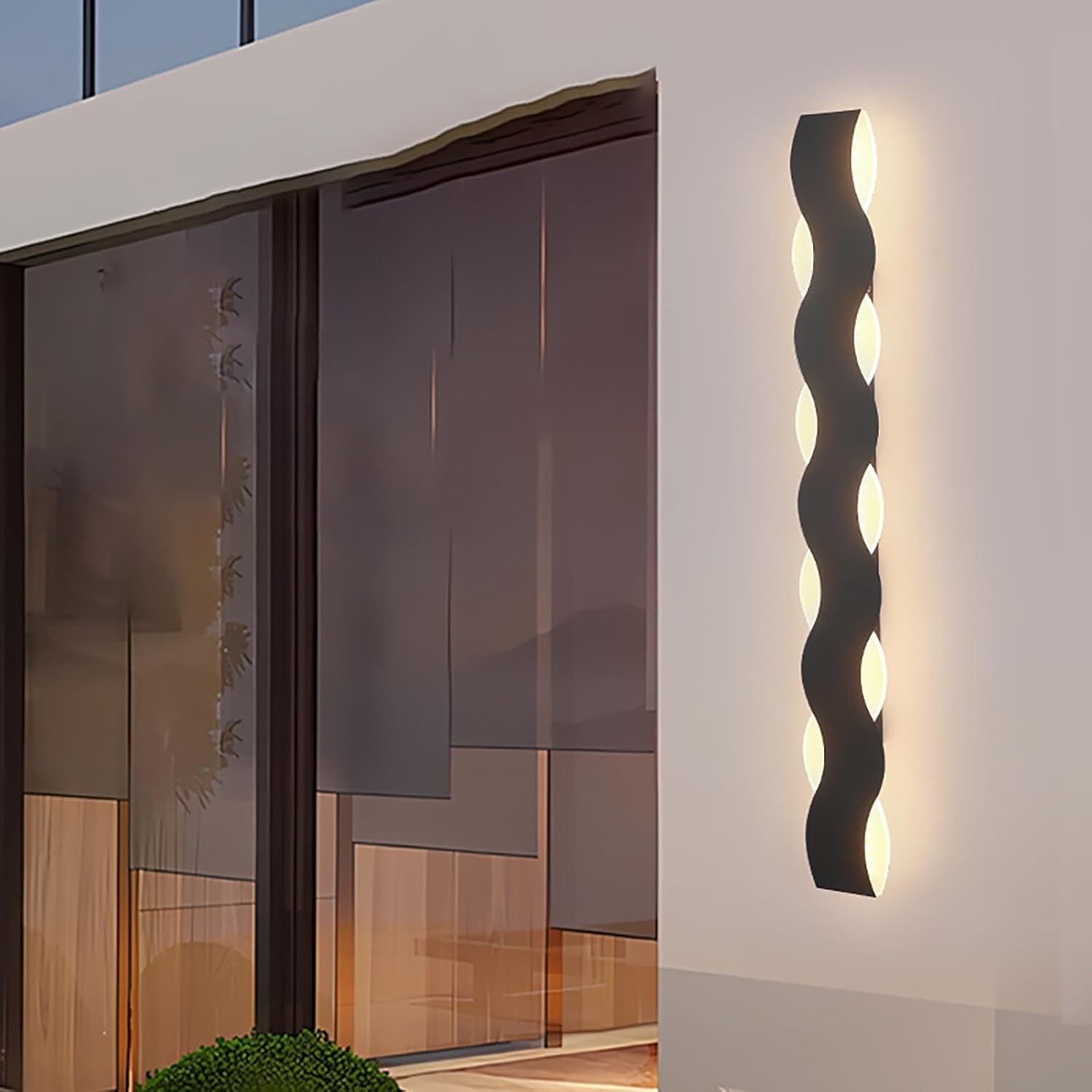 Bara Luminoasa LED Exterior Nordic Style Spiral IP65 220V 4000K