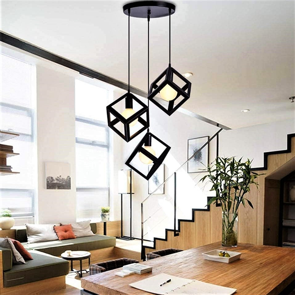 Lustra FEDRA CUB Vintage Suport Rotund