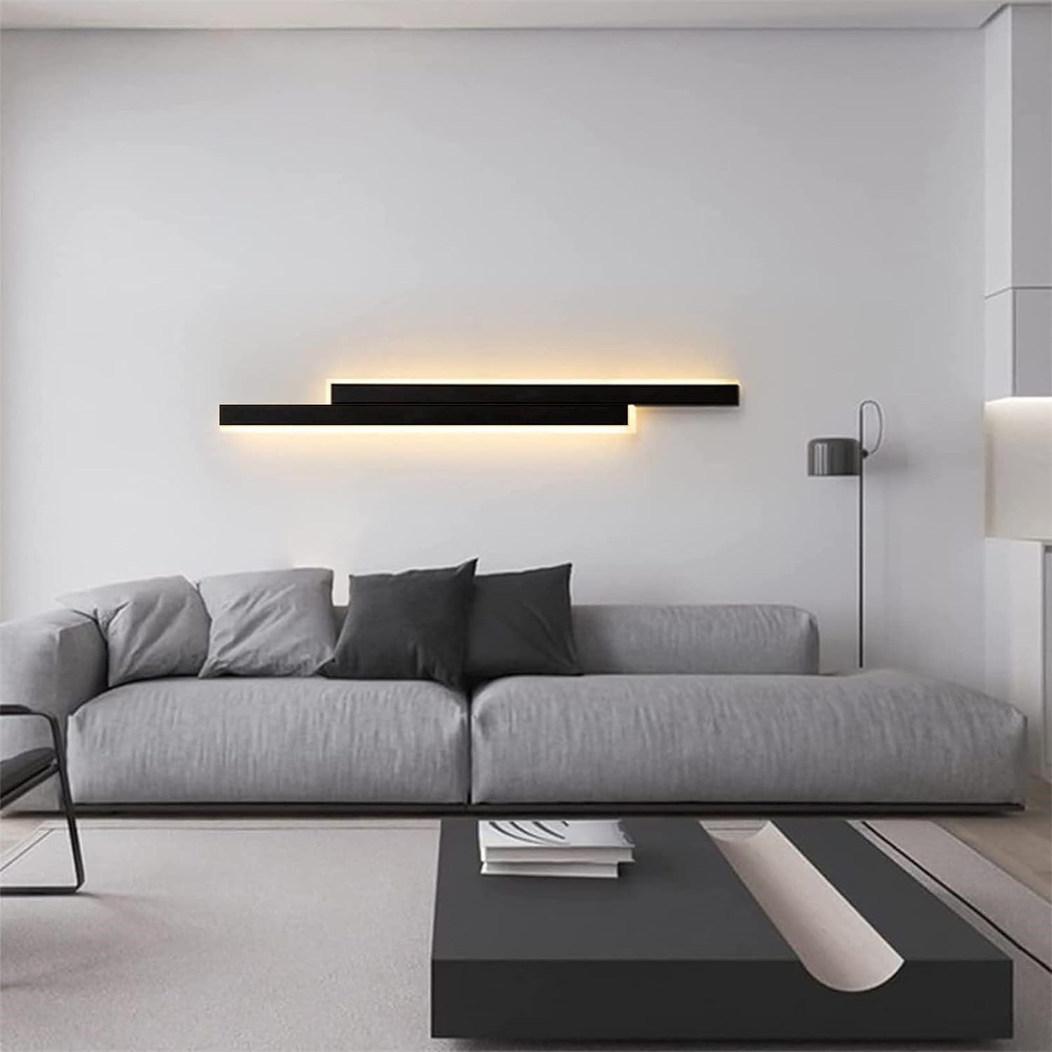 Aplica LED SCARLET 46W 60cm Neagra