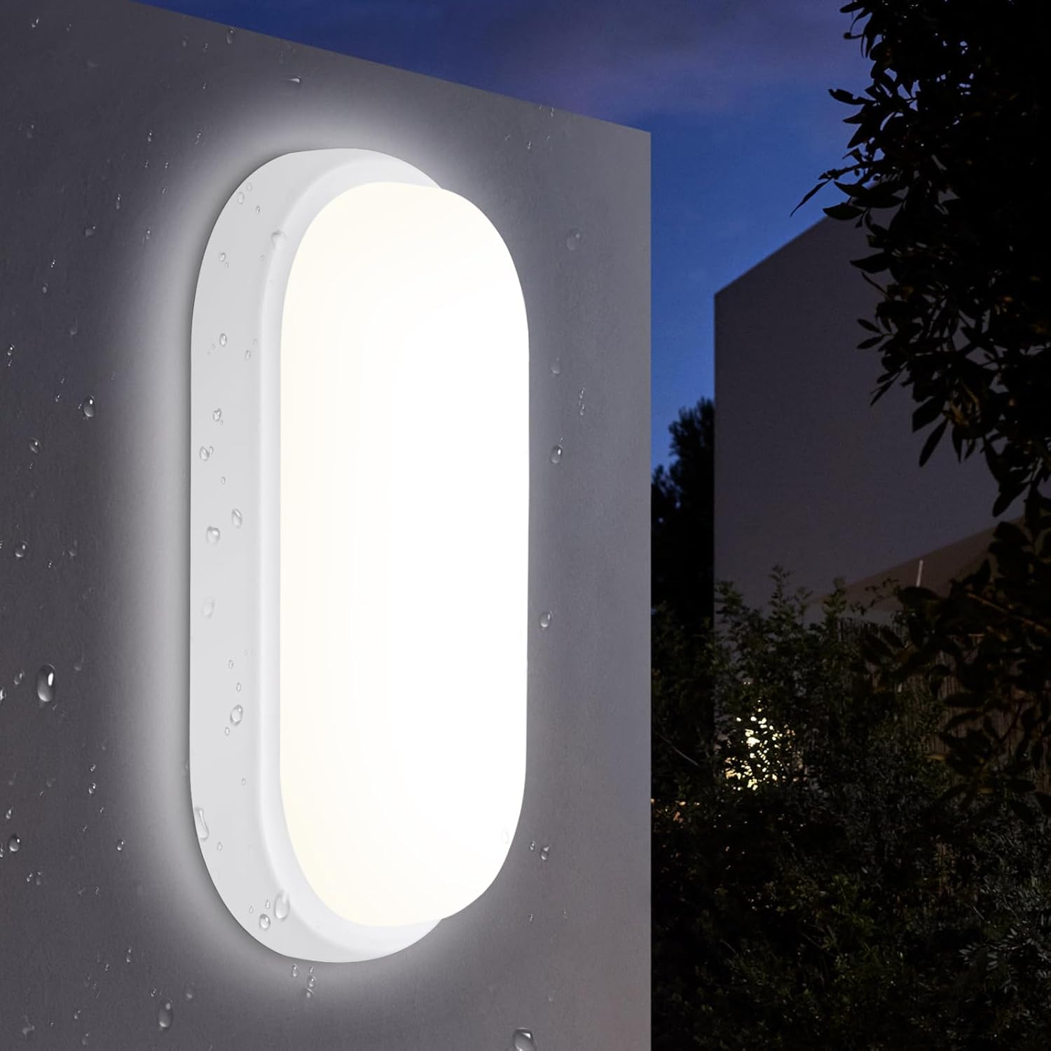 Aplica LED 20W Ovala BAT ZAVI Alba Exterior Echivalent 200W