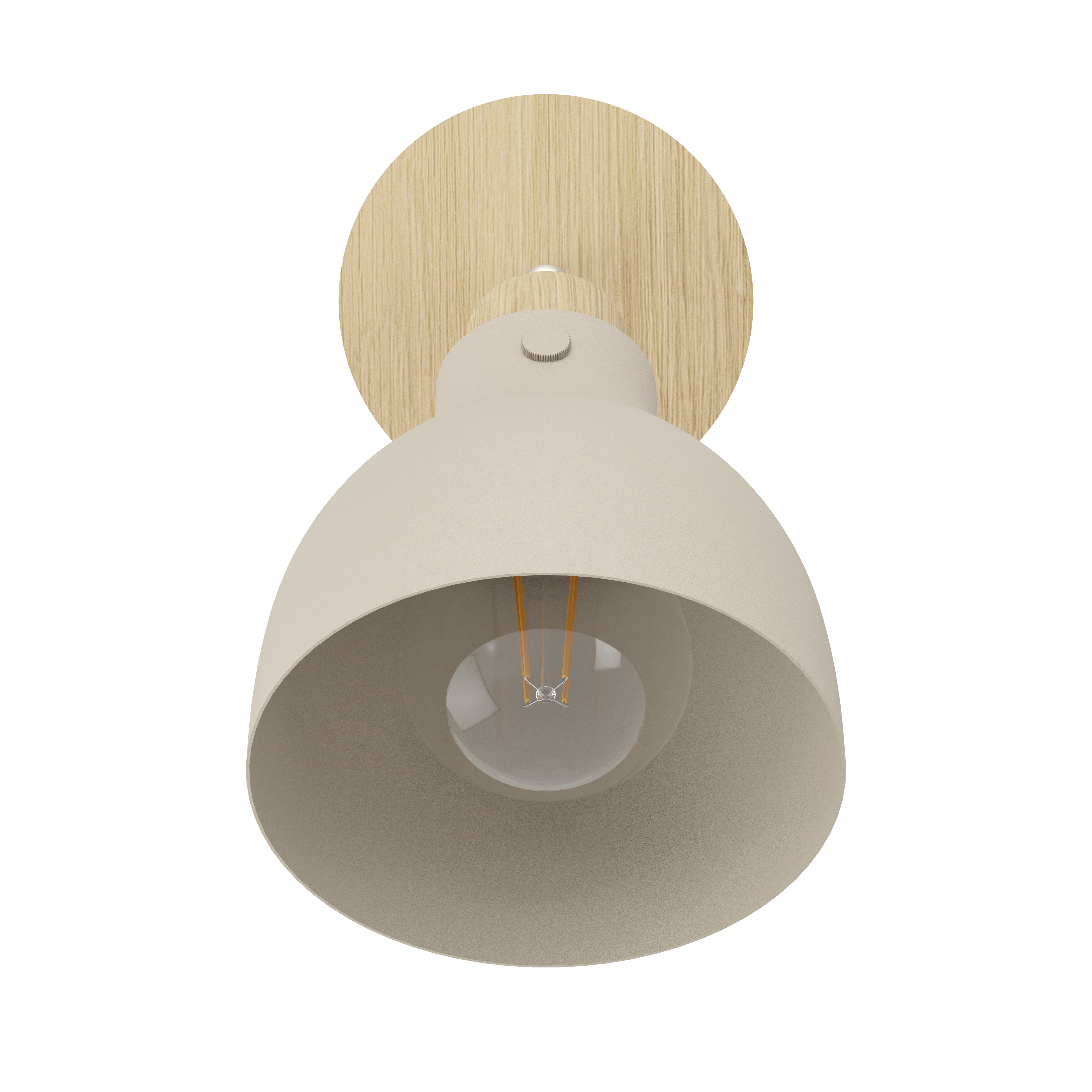 Aplica Arrecife Brown & Cream cu Spot Reglabil 1xE27 Eglo Resigilat R2