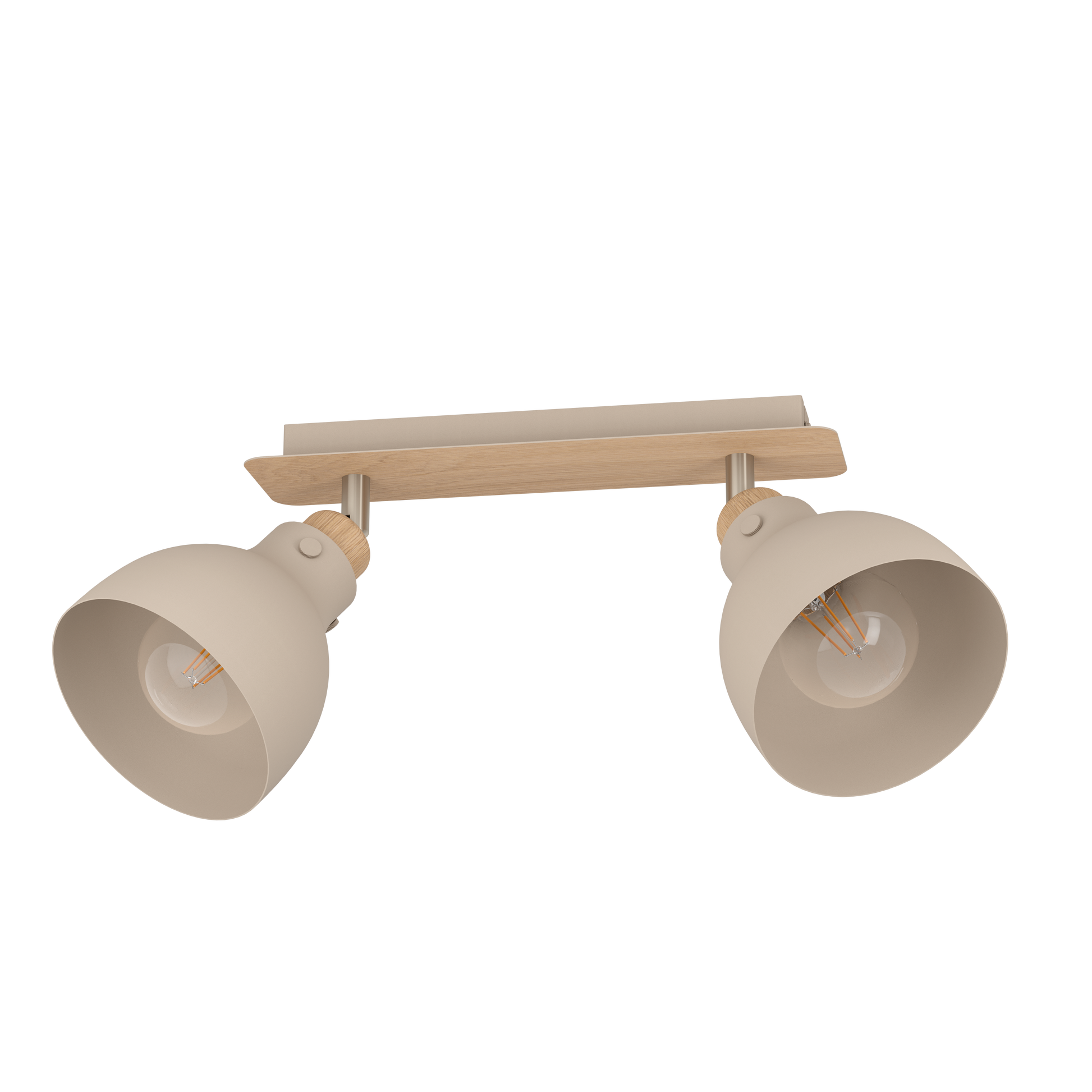 Lustra cu 2 Spoturi ARRECIFE Brown & Silver