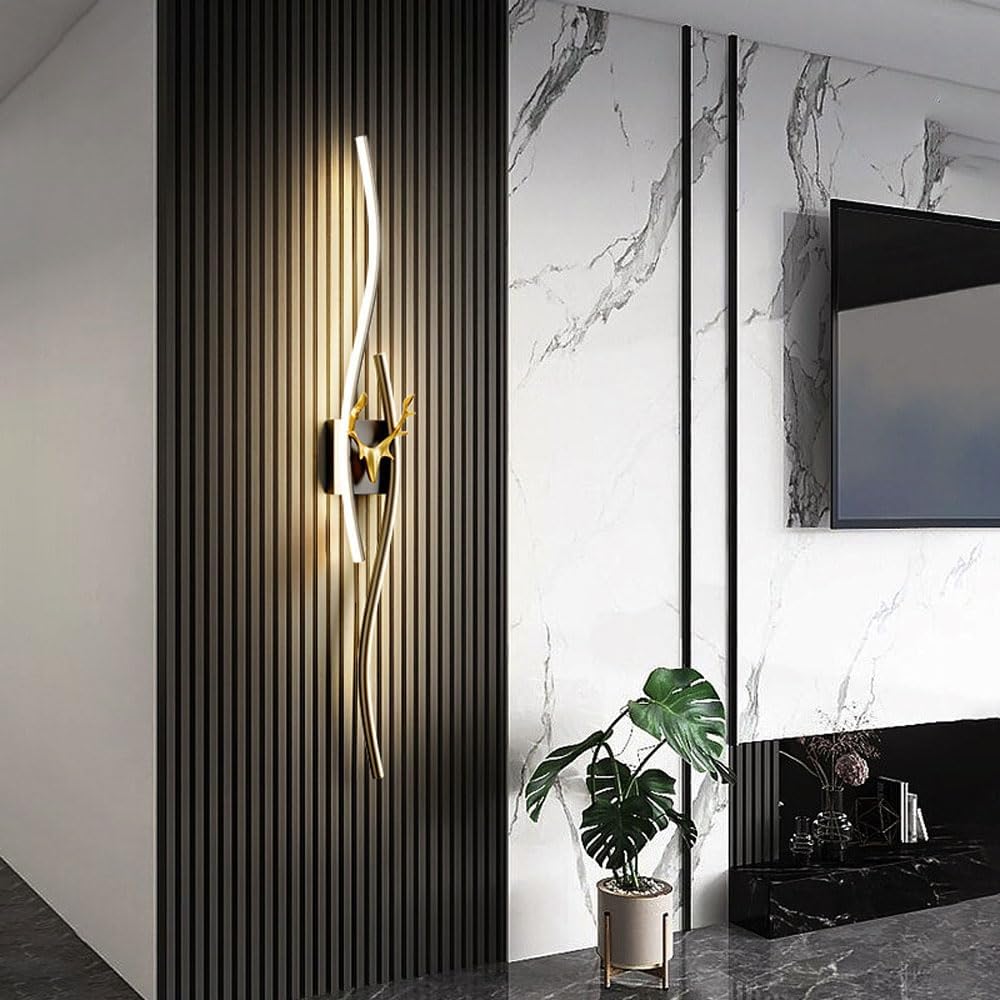 Aplica LED ZYBO Black 60CM