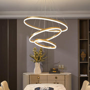 Lustra LED WONDERLAND Gold 3 Segmente Echivalent 600W