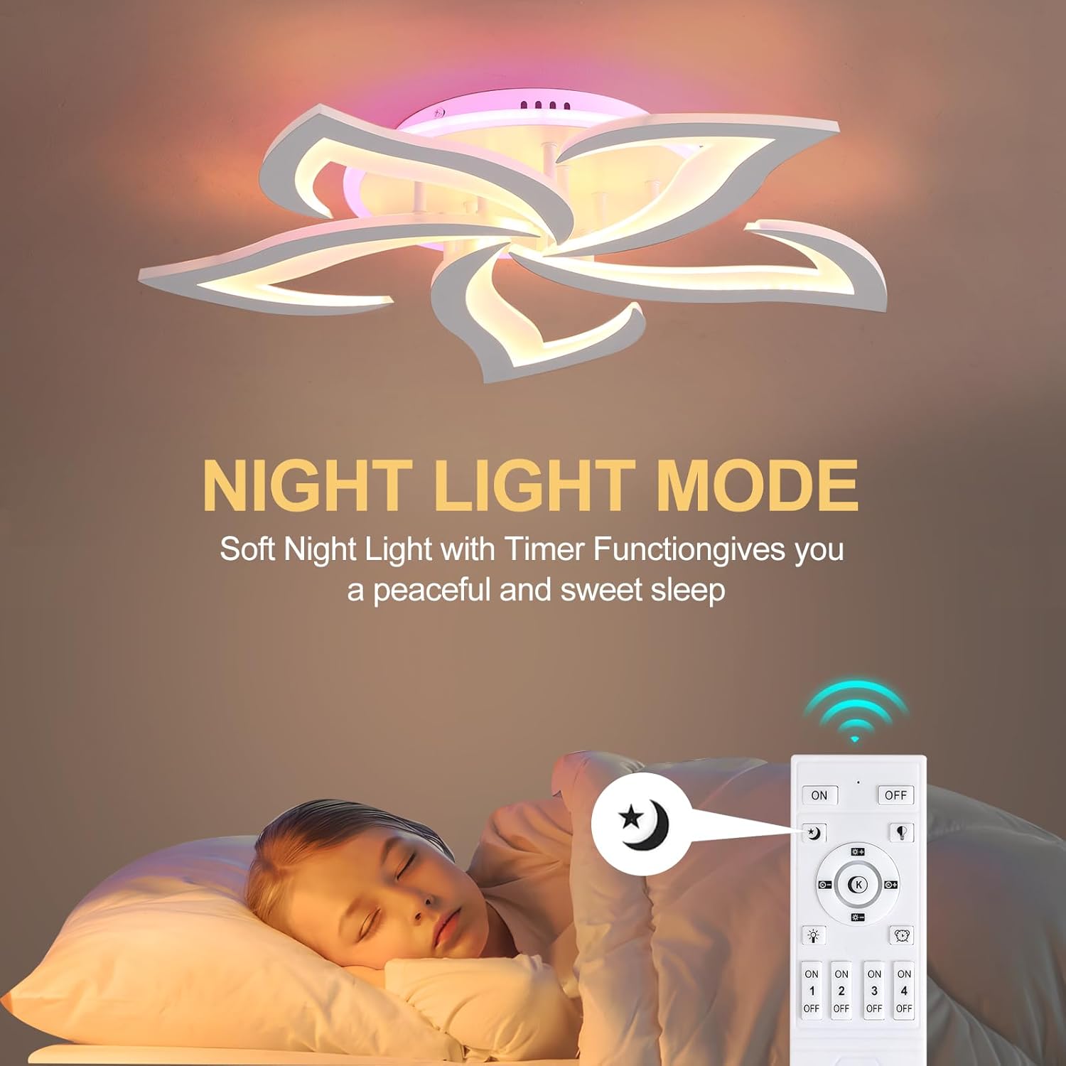 Lustra LED Narcisse RGB Echivalent 600W Telecomanda