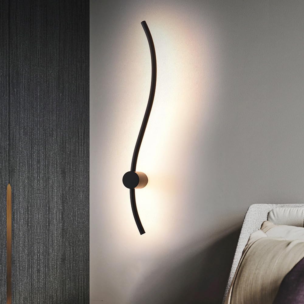 Aplica LED DESI 40W Black 100CM