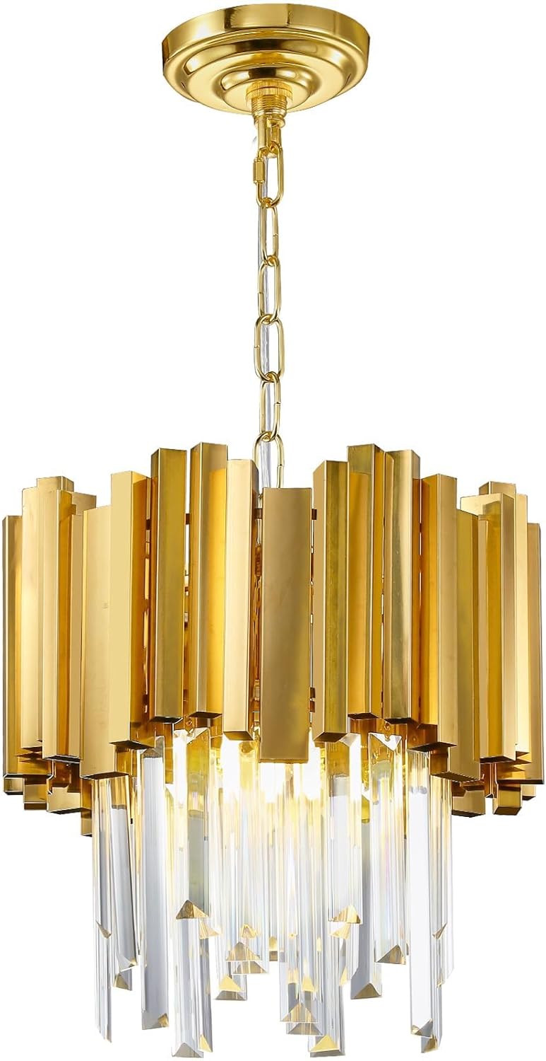 Candelabru Cristal GLORY GOLD GRANDE 300mm
