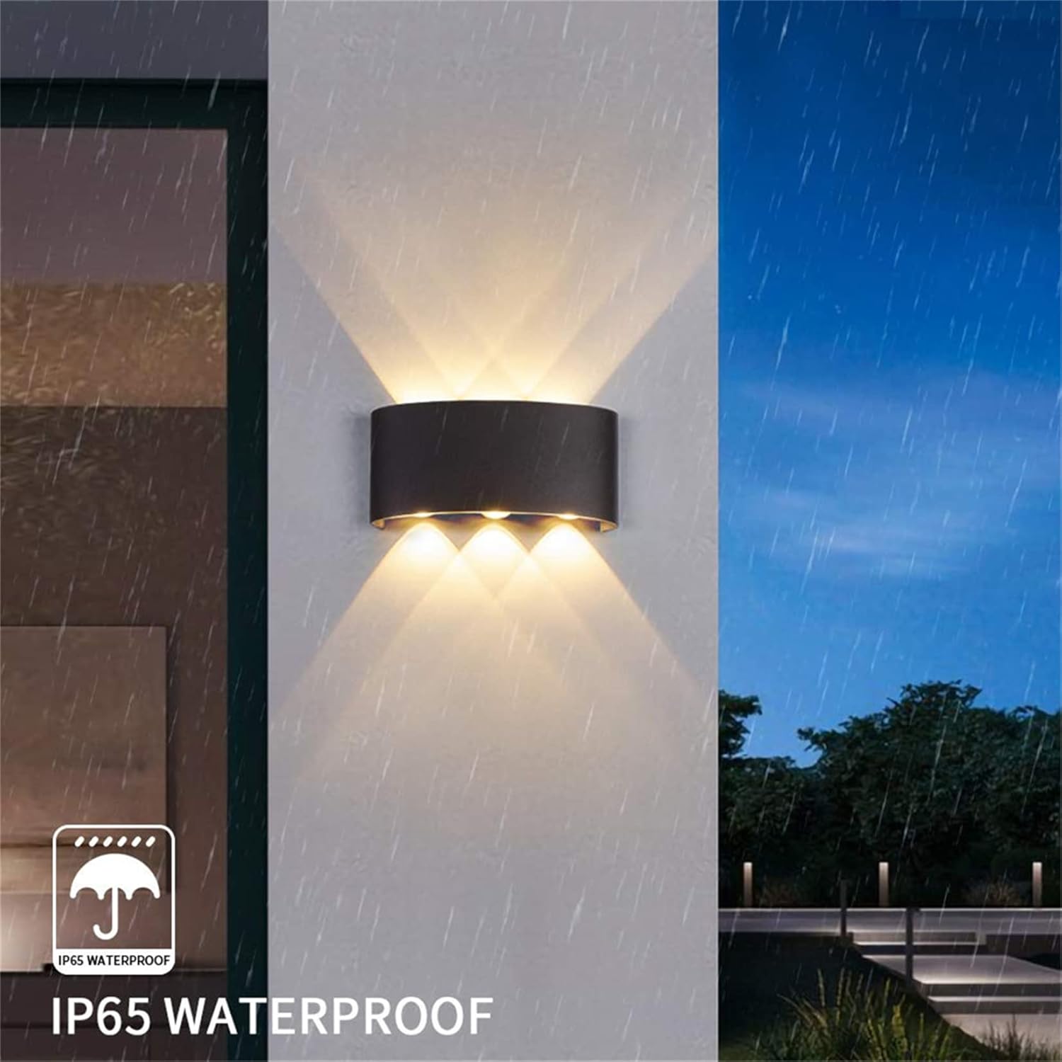 Aplica LED 6W TRIO Exterior Neagra