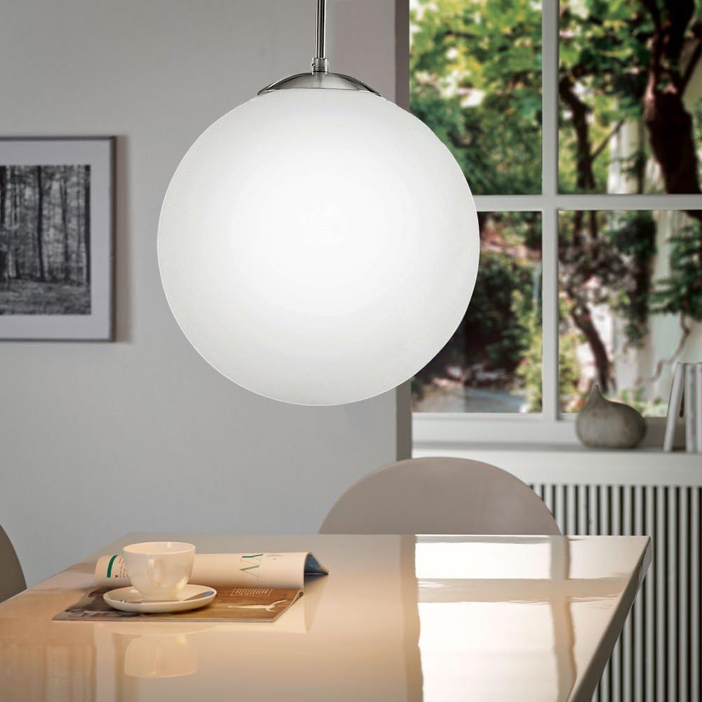 Pendul RONDO White & Silver 110x30CM