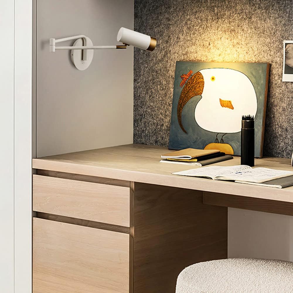 Aplica LED AVANI Reglabila Alb+auriu