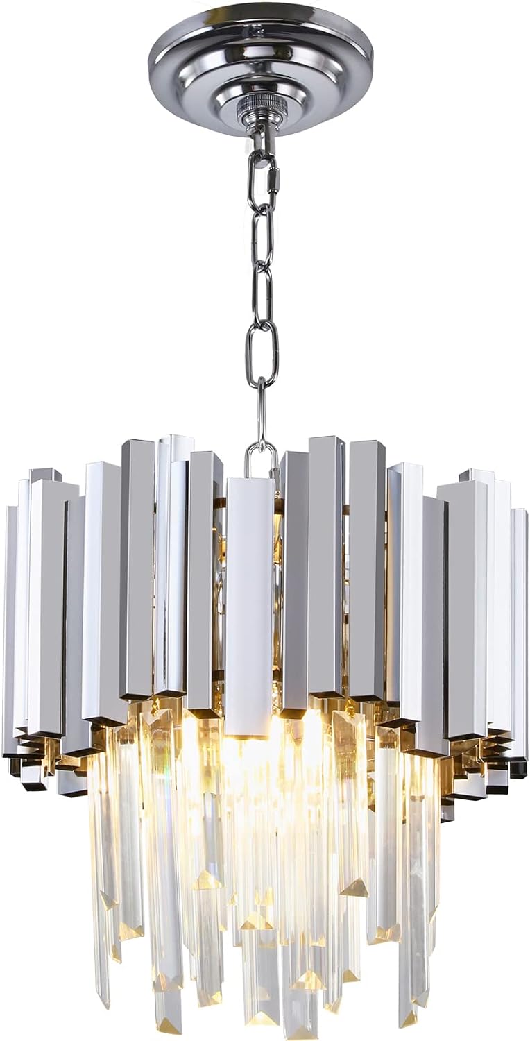 Candelabru Cristal GLORY SILVER 30cm