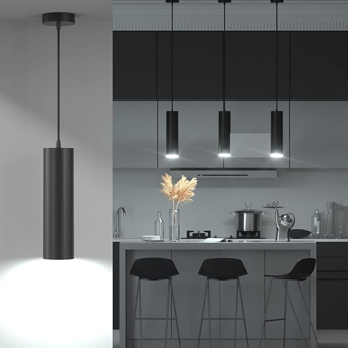 Pendul Aluminiu Pablo Negru 1xGU10